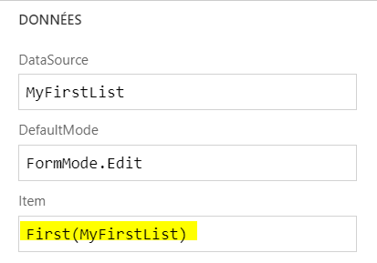 PowerAppFormProperetiesData